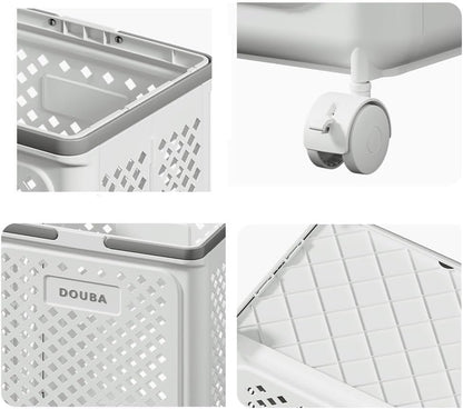 Large Capacity Movable Folding laundry Basket